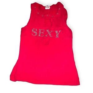 Y2k cutout baby embellished tee